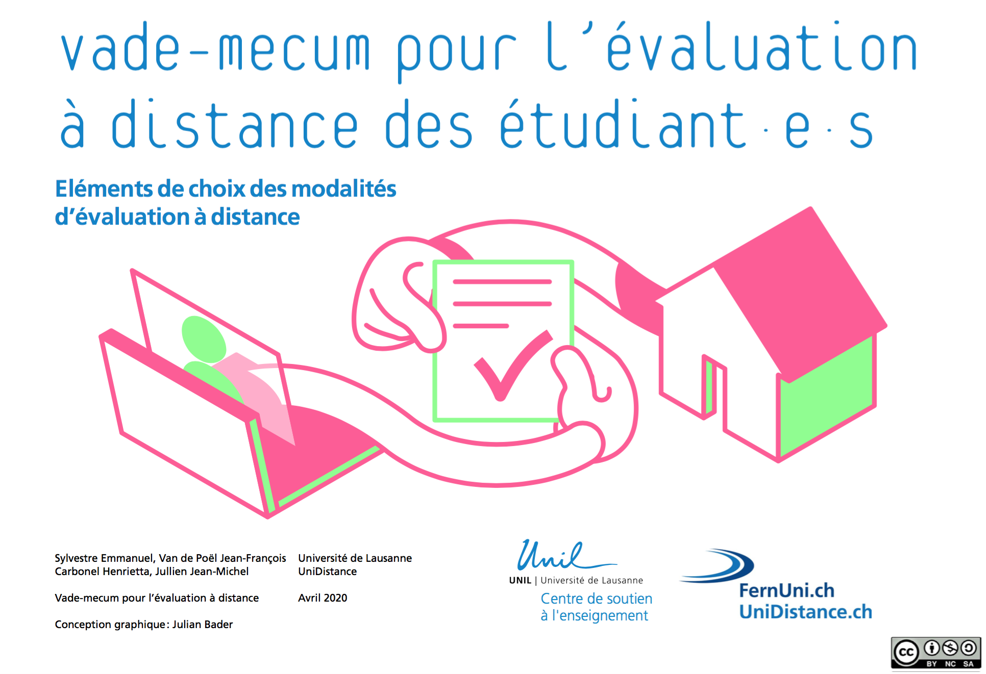 VADE-MECUM POUR L’ÉVALUATION À DISTANCE DES ÉTUDIANTS